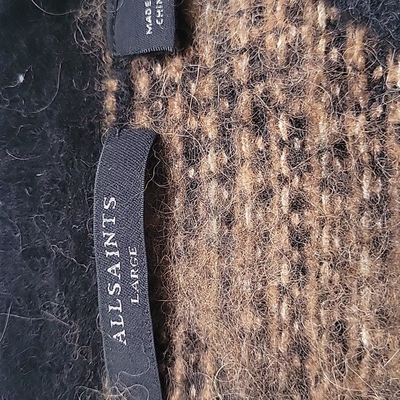 AllSaints Diamond Crew Neck Size L - Picture 6 of 11